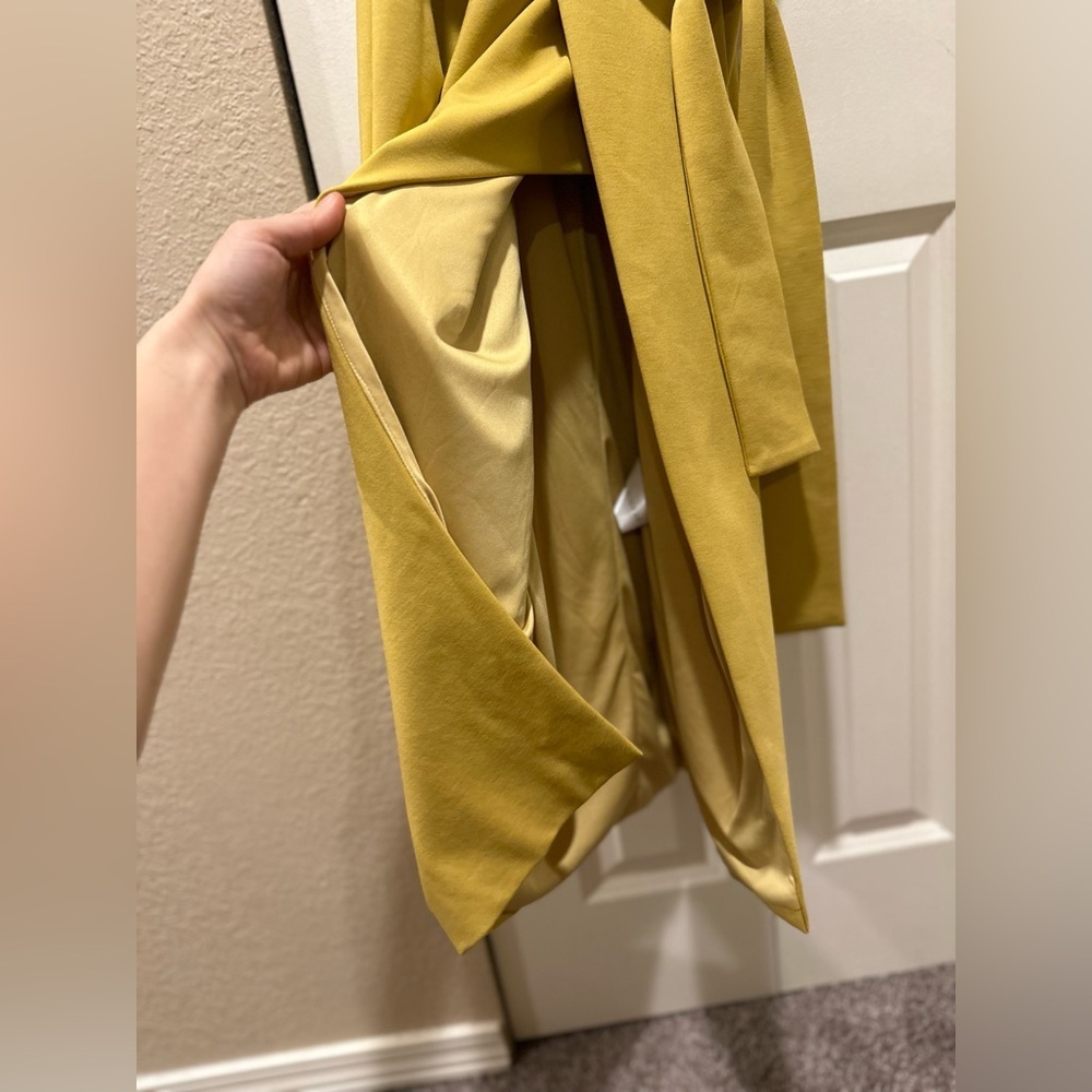 NWT 200$ Lavish Alice Midi Formal Elegant Cocktail Dress Yellow Chartreuse , 6 - Picture 11 of 14